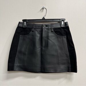 Dion Lee Skirt Women’s XS, US 2, Black Leather Mini